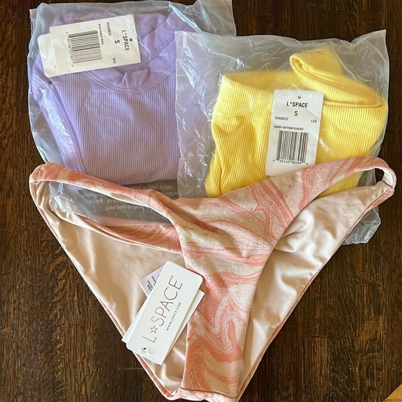 NWT Bundle of 3 - L*Space Swim size small - Picture 2 of 5